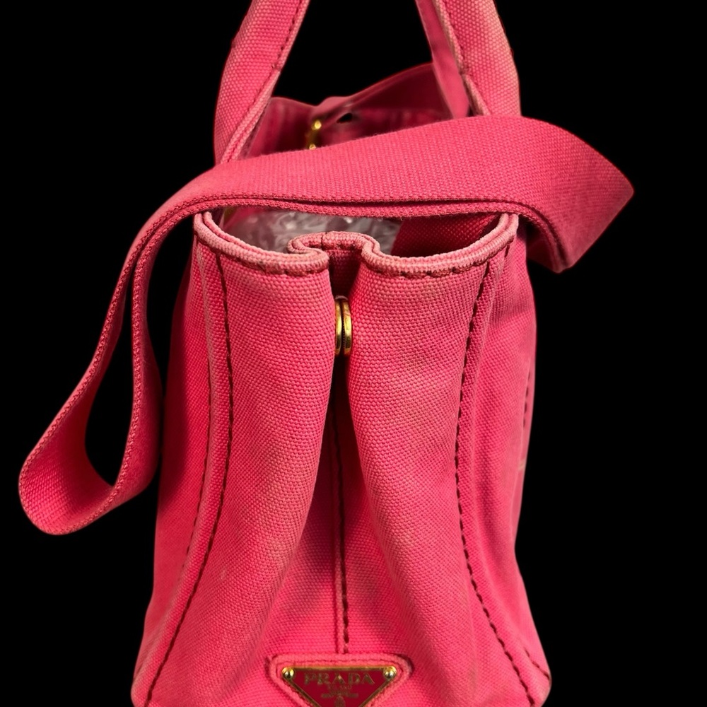 Prada Canapa Pink 2/Way Tote  (A358) - Picture 12 of 17
